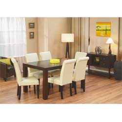 Furniturelink - Oxford Dining Table with 6 Chairs