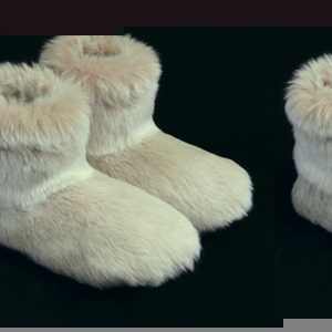 Unbranded Furry Slippers - Pale Pink Slipper Boots