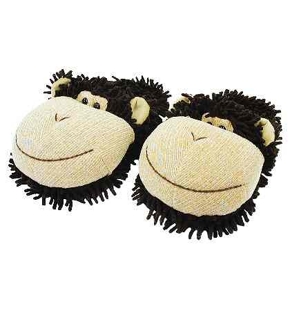 Unbranded Fuzzy Feet Monkey Slippers