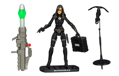 Unbranded G.I. Joe 9.5cm Single Figure Collection 1 - Baroness Attack on the G.I. Joe Pit