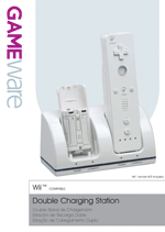 Unbranded GAMEware Wii Double Charging Station