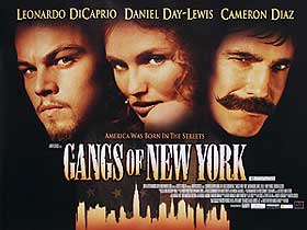 Gangs Of New York movie poster