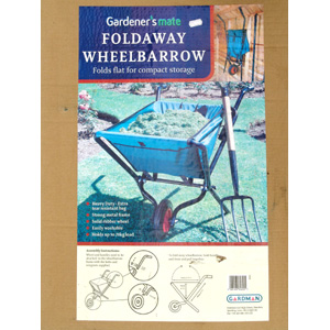 Once youve finished using this wheelbarrow it can be easily folded away for storage. The bag is heav