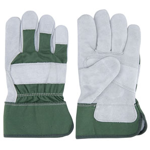 Specially made for John Lewis, a pair of heavy duty work gloves, tough enough for any gardening