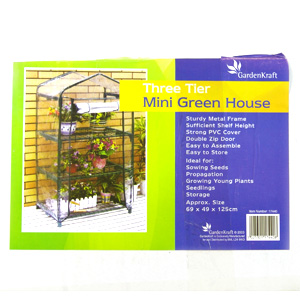 Unbranded Gardenkraft 3-tier Mini Greenhouse