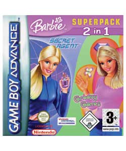 GBA Barbie Super Pack - Secret Agent/Groovy Games