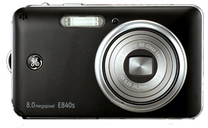 Unbranded GE Compact Digital Camera - E Series E840S - Black   Free SD 1GB Memory Card