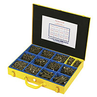 3400 Pieces. Everything needed in a twin thread woodscrew: top quality, durability and terrific