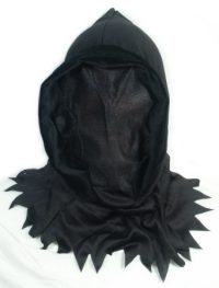 Ghoul Mask Hood Black