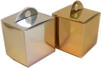 Gift Box 2x2x2 inch Bright Gold (Pk 25)