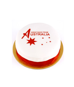 Unbranded Gift Hamper - Aus Greetings Cake - Australian