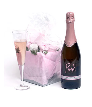 Unbranded Gift Hamper - Celebration Baby Girl With Bubbly