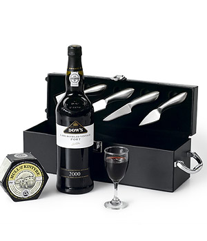 Unbranded Gift Hamper - Luxury Port and Cheese Gift