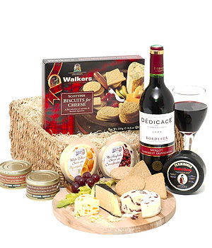 Unbranded Gift Hamper - Wine, Cheese and Pate - Classic