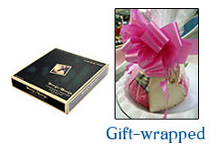 Unbranded Gift Wrapped Box Champagne Truffles Booja Booja