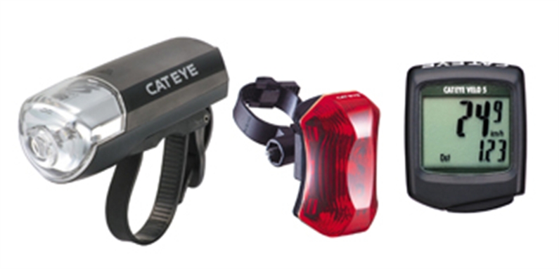 A GREAT PRESENT FOR ANY CYCLIST AT ANY TIME OF THE YEAR, CATEYES GIFT SET COMPRISES THE BRIGHT