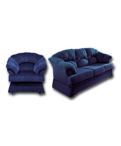 Gina Blue 3 Piece Suite