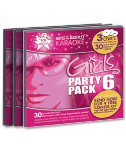Volume 6 from our bestselling Girls Party Pack Range.Includes 30 smash hits from some of the