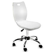 Unbranded Glacier Acrylic Chair, White Cushion