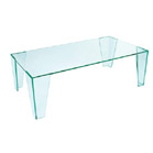 Glass coffee table with tapered leg furniture