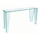 Glass console table with tapered leg furniture