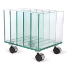 Glass magazine rack 59154 furniture