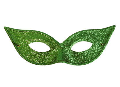 Unbranded Glitter Charleston eyemask, green