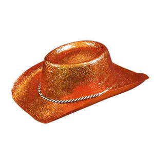 Glitter Cowboy hat, copper