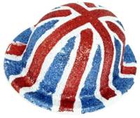 What is more British than a Bowler Hat?  One with a glitter Union Jack, that