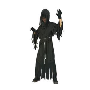 A spooky black robe to scare all your friends and neighbours. Costume includes black frayed robe wit