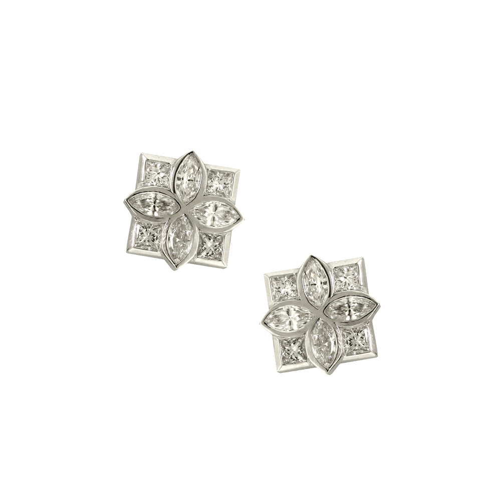 Unbranded Glow Studs - White Gold