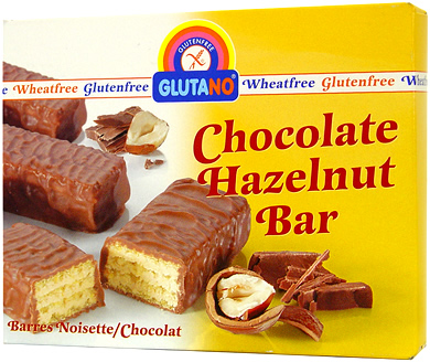 Glutano Chocolate Hazelnut Bars have been specially developed for the dietary management of