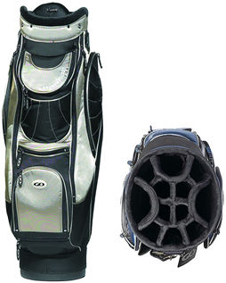 Go Golf Camel Series Silver/Black 12 Way Divider Trolley Bag