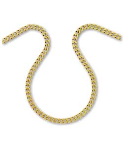 Gold Plated 51cm/20in Silver Curb Chain