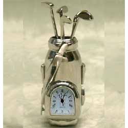 Unbranded Golf Bag Miniature Clock