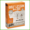 A parody golf lesson T-shirt with 10 tees & 2 ball