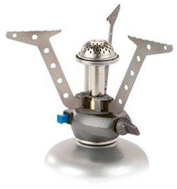 GS2109 Mightyatom.  Lightweight compact performance stove with EasyPak pan supports. Integral piezo 