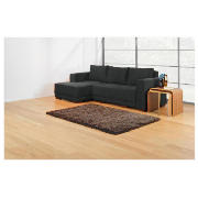Unbranded Grant Fabric Chaise Sofa Bed, Graphite