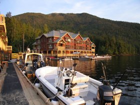 Unbranded Great Bear luxury lodge in British Columbia,