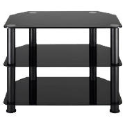 Unbranded Greenlite Black Glass Stand FB32BG/WO for TVs