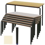 Group A (3-5 Year Old) 500mm High Educational Table - Oat Meal