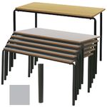 Group B (5-7 Year Old) 550mm High Educational Table - Quick Silver