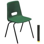 Group B (5-7 Year Old) Classroom Chair - Green (8/pk)