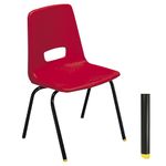 Group B (5-7 Year Old) Classroom Chair - Red (8/pk)