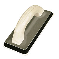 220 x 100mm. Lightweight rubber float. Grouts evenly over large areas. Comfortable plastic handle