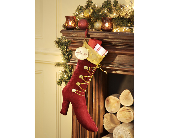 Unbranded Grown Up Christmas Stocking, Plain