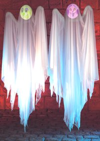 Unbranded Gruesome Horror - 1.62m LED Hanging Ghost (B/O)