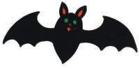 Unbranded Gruesome Horror - 33cm Bat Window Sticker