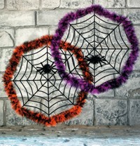 Unbranded Gruesome Horror - 46cm Fluffy Spider Web