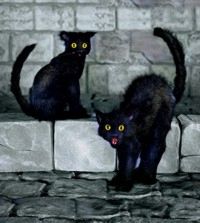 Unbranded Gruesome Horror - Large Fur Cat (Asst.)